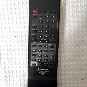 4/20 Hitachi VCR/TV Remote - VT-RM330A OEM Tested